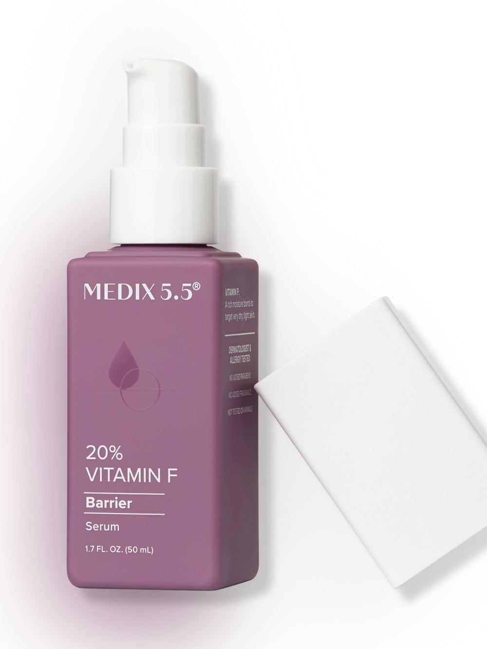 MEDIX 5.5, 20% Vitamin F Barrier Serum for Dull, Dry, Irritated Skin, 1.7 fl oz